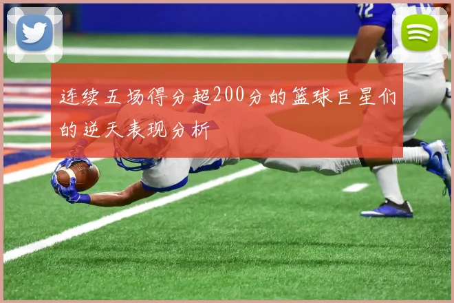 连续五场得分超200分的篮球巨星们的逆天表现分析